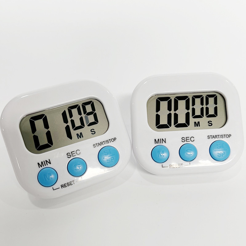 Magnētiskais digitālais virtuves taimeris LCD atpakaļskaitīšanas magnēts modinātājs ar statīvu ar lieliem cipariem Hronometrs Virtuves gatavošanas atgādinājuma rīki