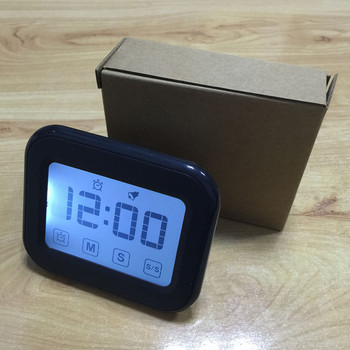 Безплатна доставка 12/24 часа тип цифрово обратно броене сензорен екран кухненски таймер за кухненско готвене