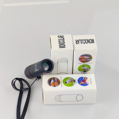 TOPOPTICAL 8x21 teleskopas, atsparus vandeniui, mini nešiojamasis monokulinis taškiklis, didelės raiškos optinis stiklas, skirtas žvejybai stovyklaujant