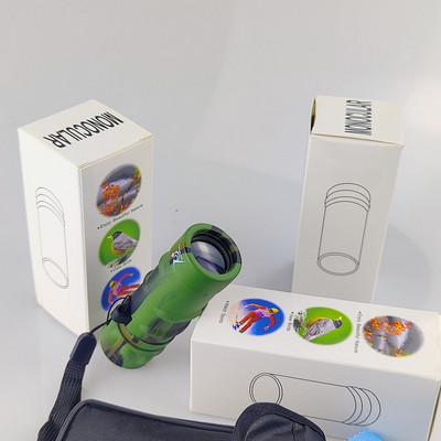 TOPOPTICAL 8x21 teleskopas, atsparus vandeniui, mini nešiojamasis monokulinis taškiklis, didelės raiškos optinis stiklas, skirtas žvejybai stovyklaujant