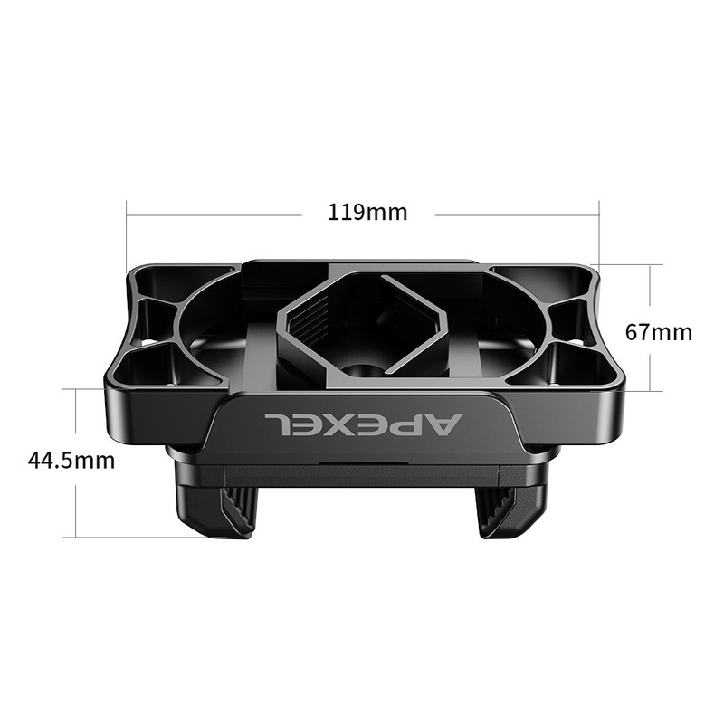 APEXEL universalus telefono adapteris monokliams žiūronai mobiliojo telefono laikiklio spaustukas išmaniesiems telefonams okuliaro skersmuo nuo 23 iki 50 mm