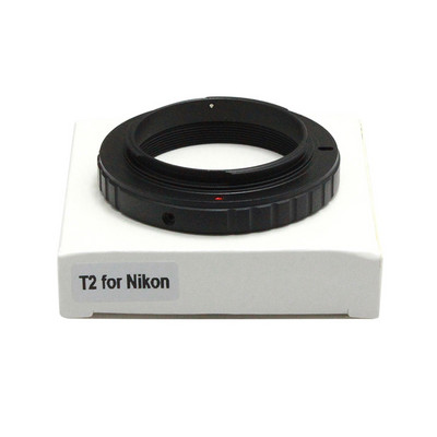 1,25 colio T tipo metalinio teleskopo adapteris ir Canon EOS Nikon Sony SLR/DSLR fotoaparatai T formos žiedo astronominio teleskopo fotografija