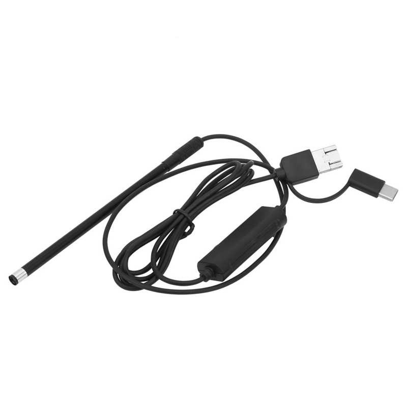 3in1 5,5 mm 6LED endoskopas 3MP didelės raiškos vizualinis otoskopo ausų kameros ausų krapštukas burnai su maistine ABS medžiaga