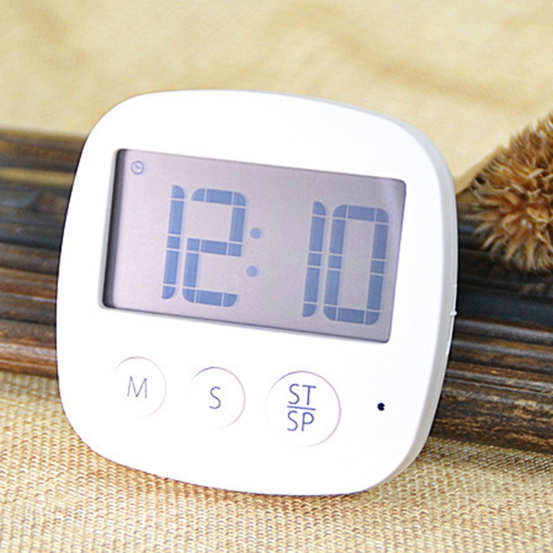 Ψηφιακός χρονοδιακόπτης κουζίνας Μαγνητικός χρονοδιακόπτης αντίστροφης μέτρησης με μεγάλη οθόνη LED ρυθμιζόμενη ένταση ήχου Εύκολη για το μαγείρεμα Workout X3UC