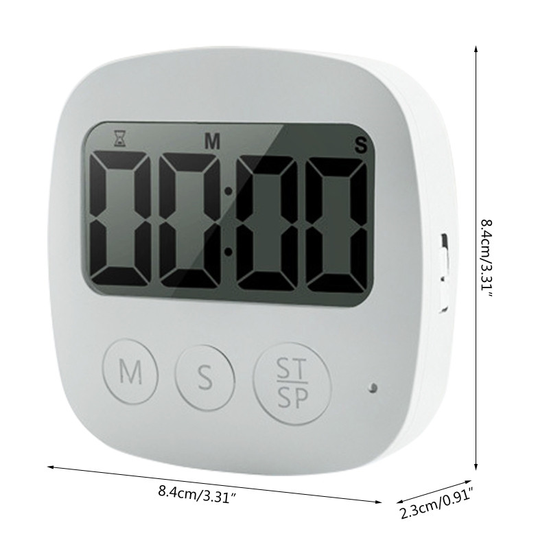 Ψηφιακός χρονοδιακόπτης κουζίνας Μαγνητικός χρονοδιακόπτης αντίστροφης μέτρησης με μεγάλη οθόνη LED ρυθμιζόμενη ένταση ήχου Εύκολη για το μαγείρεμα Workout X3UC
