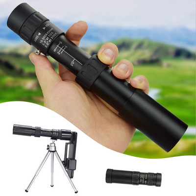 10-300x40 Erőteljes monokuláris teleszkóp BQK4 Prism Travel Professzionális kültéri kemping Madármegfigyelés HD Zoom Gyerek Felnőtt Fém