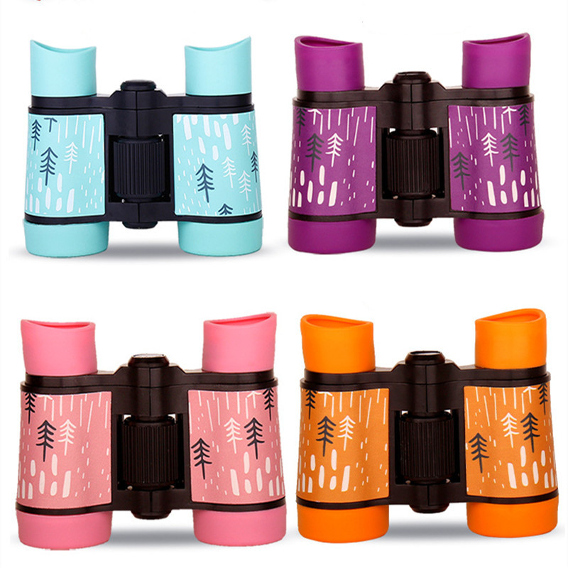 Detský binokulárny ďalekohľad 4x30 mm, detský vzdelávací skladací ďalekohľad, vonkajší ďalekohľad na pozorovanie vtákov, optika, vianočný darček