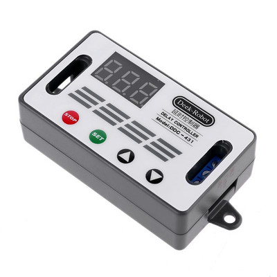 DC 12V DDC-431 időzítő késleltetés relé kapcsoló digitális adatmentés késleltetés vezérlő DC 6V-30V