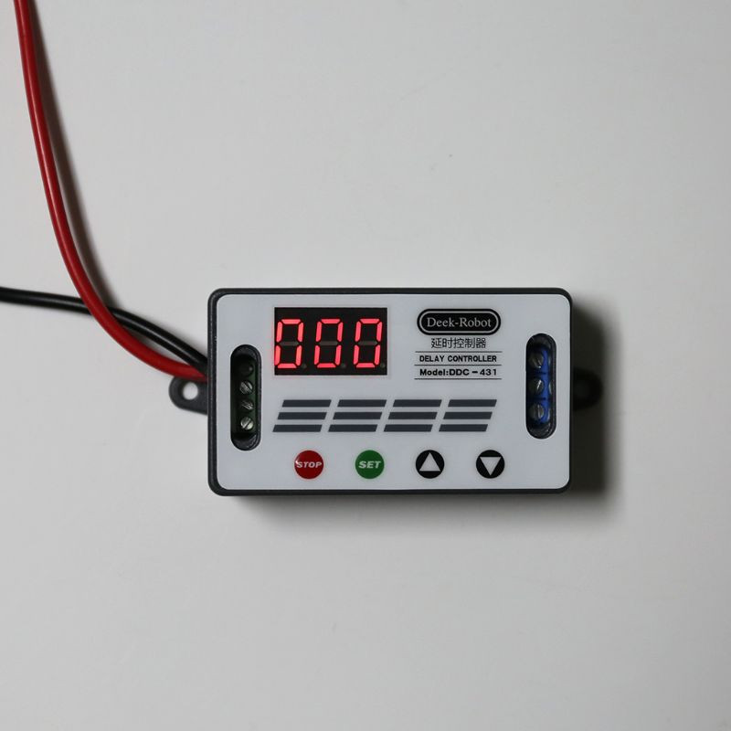 DC 12V DDC-431 Časový spínač oneskorenia relé Digitálny ovládač oneskorenia ukladania dát DC 6V-30V