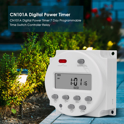 CN101A Седмично програмируемо цифрово реле за време Електронен контролер за превключвател с таймер
