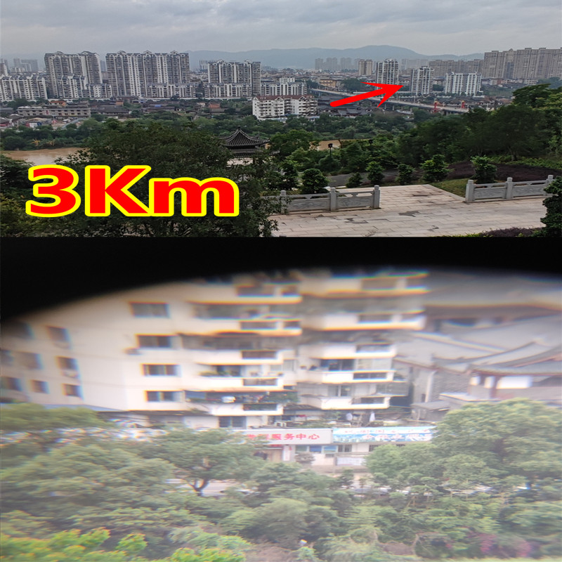 HD moćni binokularni teleskop velikog povećanja velikog dometa BAK4 FMC Optika za opremu za kampiranje Sportovi na otvorenom