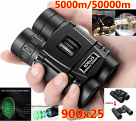 Binoclu 900x25 Telescop 5000m/50000m HD Puternic pliabil cu rază lungă de acțiune Mini BAK4 FMC Optică pentru vânătoare Camping în aer liber Vânătoare