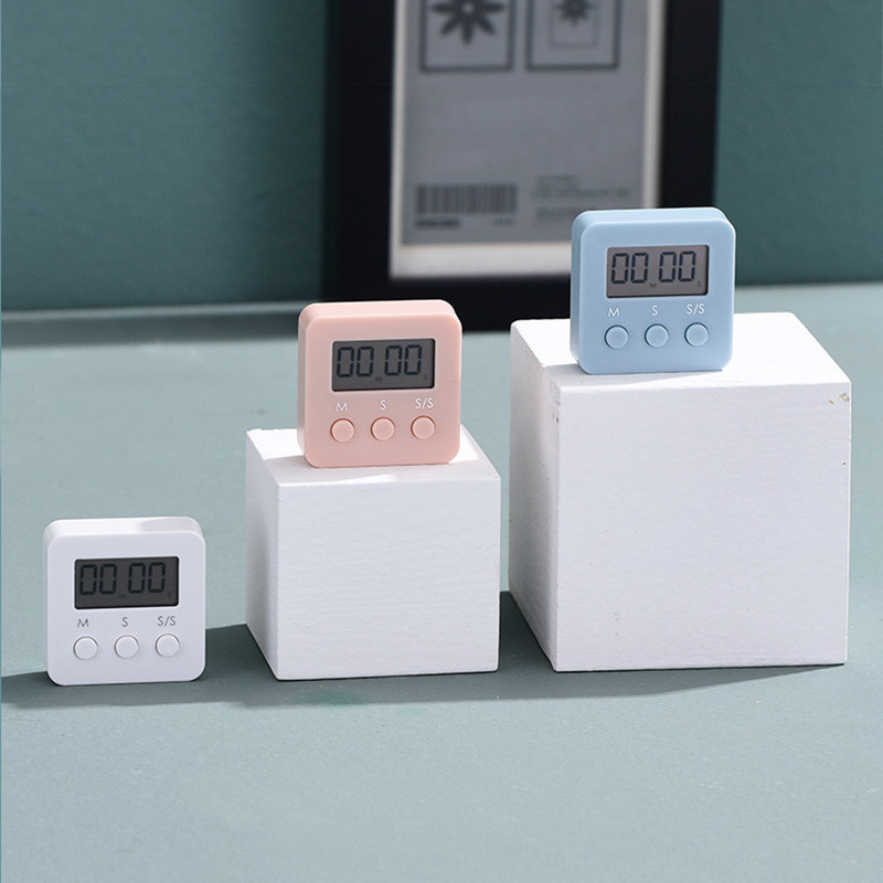 Mali digitalni kuhinjski mjerač vremena Veliki LCD zaslon Ugrađeni zvučnik Rupa za vješanje Dizajn Upravljač vremenom za vježbu kuhanja