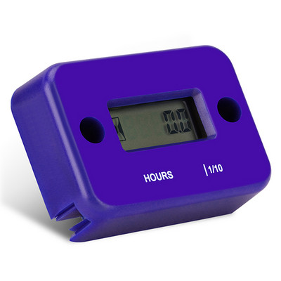 Contor orar digital inductiv Tach 0-9999.9H Contor de oră impermeabil pentru motor pe gaz Afișaj LCD pentru bicicletă Motocicletă ATV Barcă