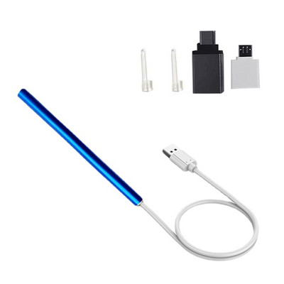 Upgrade Wireless WiFi Ear Pick Otoscop Camera Boroscop Luminous Ear Wax Remove