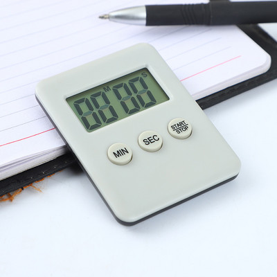 Mini ultravékony színes digitális időzítő Konyha Főzés Sütés Tortaterem Különleges LED-es riasztó emlékeztető Diák elektronikus visszaszámlálás