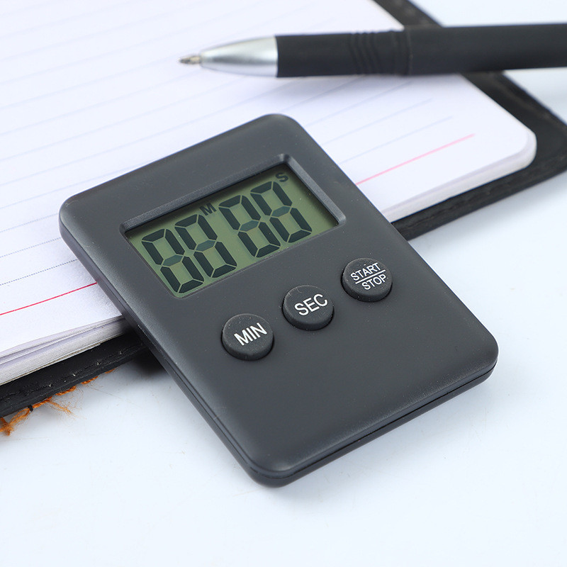 Mini ultravékony színes digitális időzítő Konyha Főzés Sütés Tortaterem Különleges LED-es riasztó emlékeztető Diák elektronikus visszaszámlálás