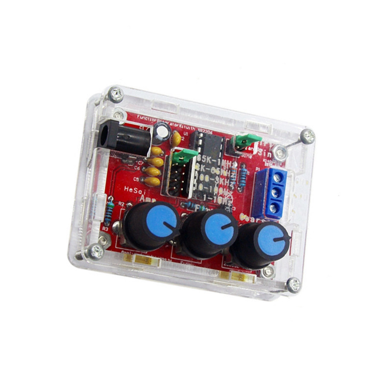 XR2206 szinuszos jelgenerátor funkciógenerátor késztermék házzal