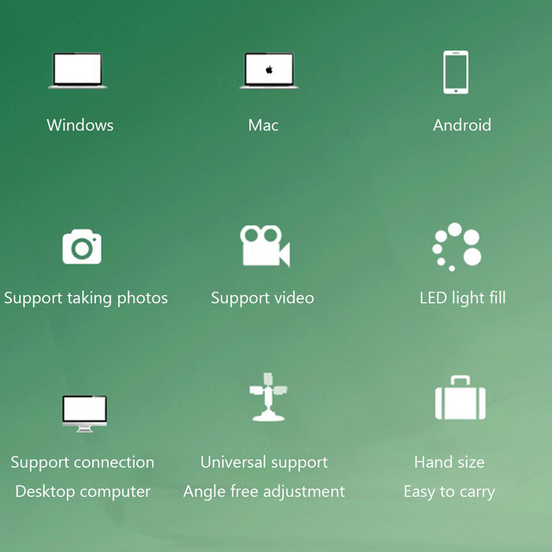 1600X skaitmeninis mikroskopinis fotoaparatas 3in1 C tipo USB nešiojamas elektroninis mikroskopas, skirtas lituoti LED didintuvui mobiliesiems telefonams taisyti