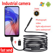 Cameră endoscopică de tip C Telefon boroscop mobil flexibil USB pentru mașini Endoscop pentru smartphone Android Sondă de cameră endoscopică
