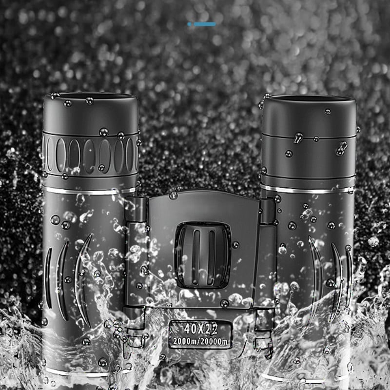 Výkonný ďalekohľad 40x22 HD 2000M, skladací mini ďalekohľad s dlhým dosahom a optikou BAK4 FMC pre poľovníctvo, športy, outdoor, kempovanie, cestovanie
