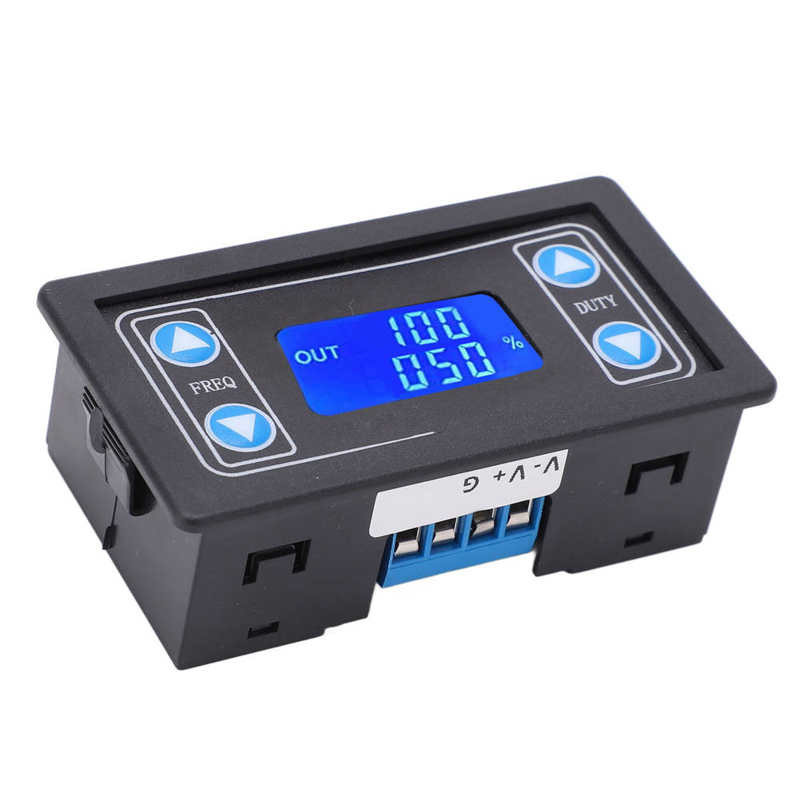 Signāla ģenerators DC3.3V-30V 1Hz-150kHz ABS korpuss Automātiskais funkciju ģenerators ar LCD ekrānu signālu ģenerators PWM aptumšošana