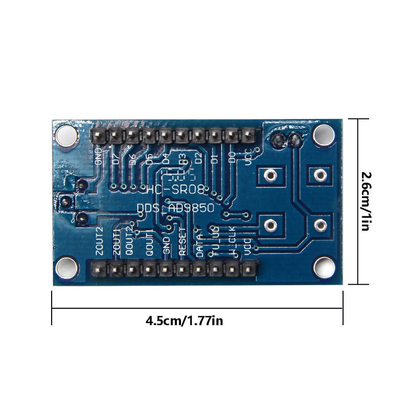 Modul generátora signálu DDS AD9850 0-40MHz s 2 sínusovými a 2 štvorcovými nízkopriepustnými filtrami, testovacia doska pre kryštálový oscilátor