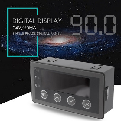 Digitális kijelző mérő 0-10V 0-20MA 2-10V 4-20MA analóg bemenet Kijelzőtábla Digitális kijelzőfej RS485 verzióval, jelgenerátorral