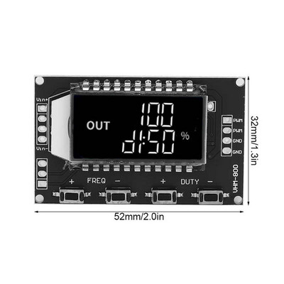 Ruutsignaali generaatori PWM-plaadi mooduli impulsi sageduse töötsükli reguleeritav moodul
