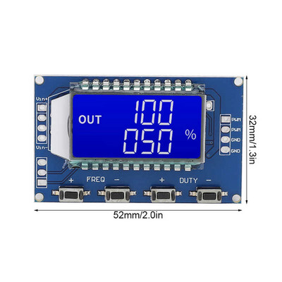 Ruutsignaali generaatori PWM-plaadi mooduli impulsi sageduse töötsükli reguleeritav moodul