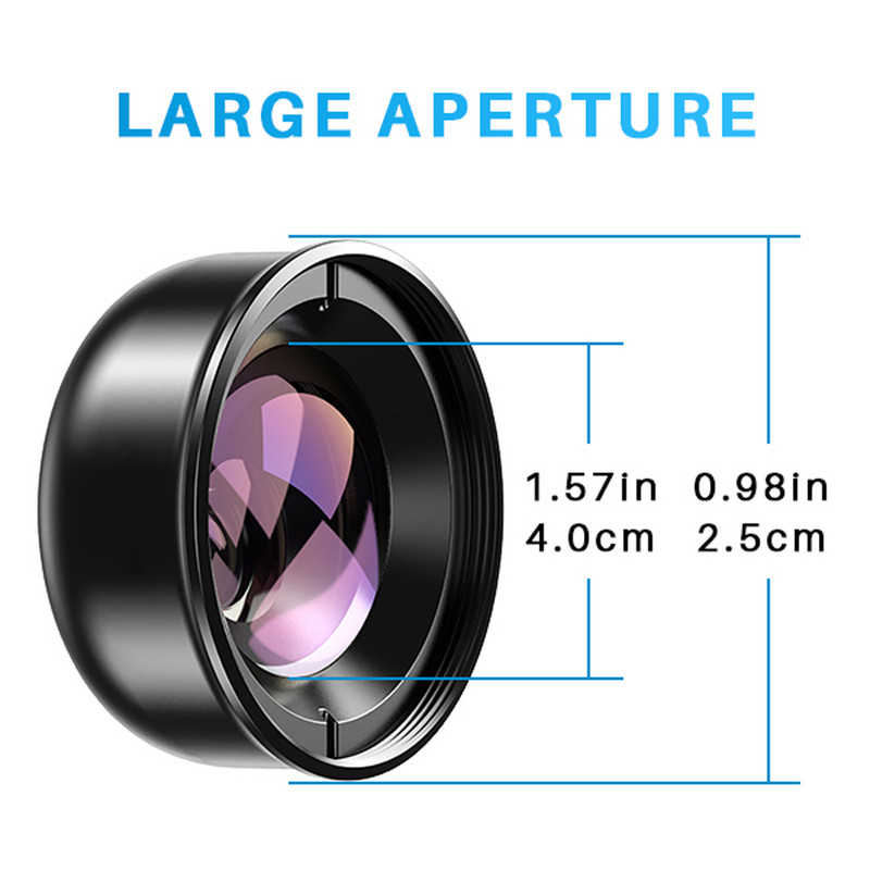 APEXEL 100 mm-es makró telefon objektív 4K HD professzionális mobiltelefon kamera makró objektívek Xiaomi iPhone 14 Samsung összes okostelefonhoz