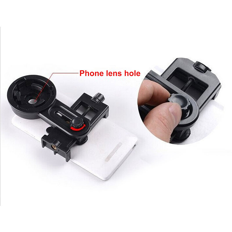 Jaunināt mobilā tālruņa kronšteina klipsi, kas piemērots binokļiem Monokulārais teleskops Astronomijas kamera, putnu teleskopa fokuss