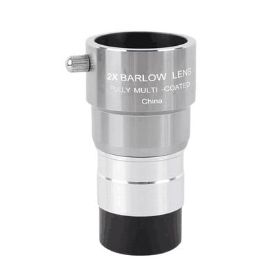 Ďalekohľad Eisgroub Metal 2X3X/5X Extender s dvojitou univerzálnou Barlowovou šošovkou na kontaktný okulár 1,25 palca 31,7 mm