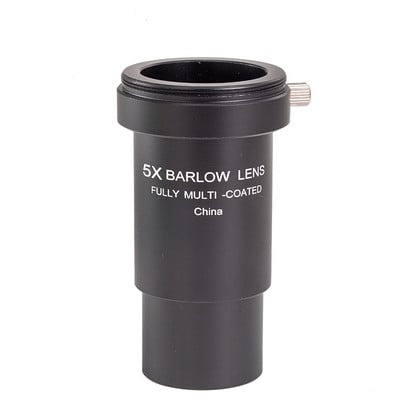 Ďalekohľad Eisgroub Metal 2X3X/5X Extender s dvojitou univerzálnou Barlowovou šošovkou na kontaktný okulár 1,25 palca 31,7 mm