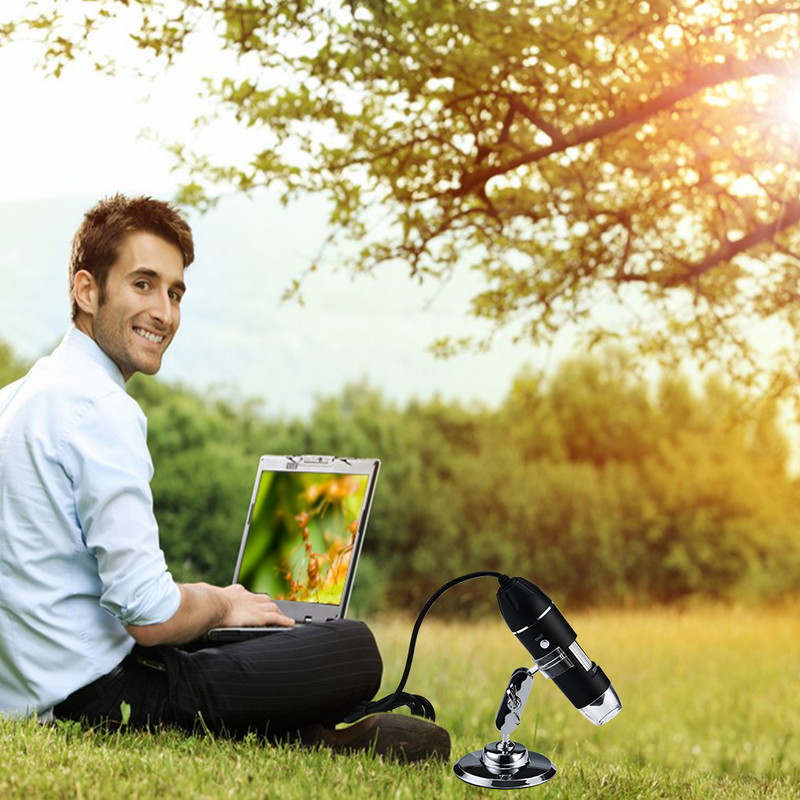 1600X elektroninis skaitmeninis mikroskopas Reguliuojamas USB rankinis nešiojamas didintuvas, skirtas WIN XP/7/MAC/VISTA HD didinimo endoskopui