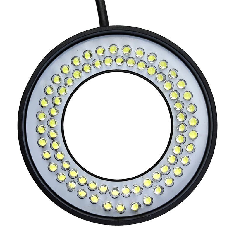 Mikroskopas 72 LED žiedas šalta šilta šviesa USB 5V integruotas reguliuojamas pritemdymas apšvietimo lempos šaltinis monokulinis stereo trinokulis