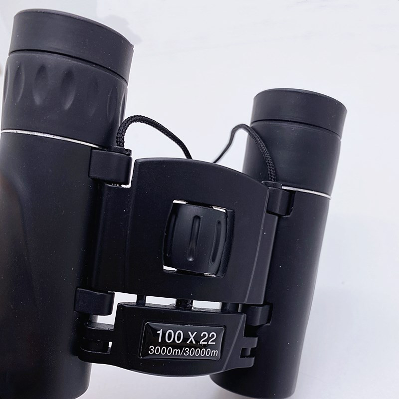 100 x 22 miniatiūrinis teleskopas aukštos kokybės galingas sulankstomas žiūronai tolimojo nuotolio profesionalus priartinimo teleskopas lauke 2021 m.