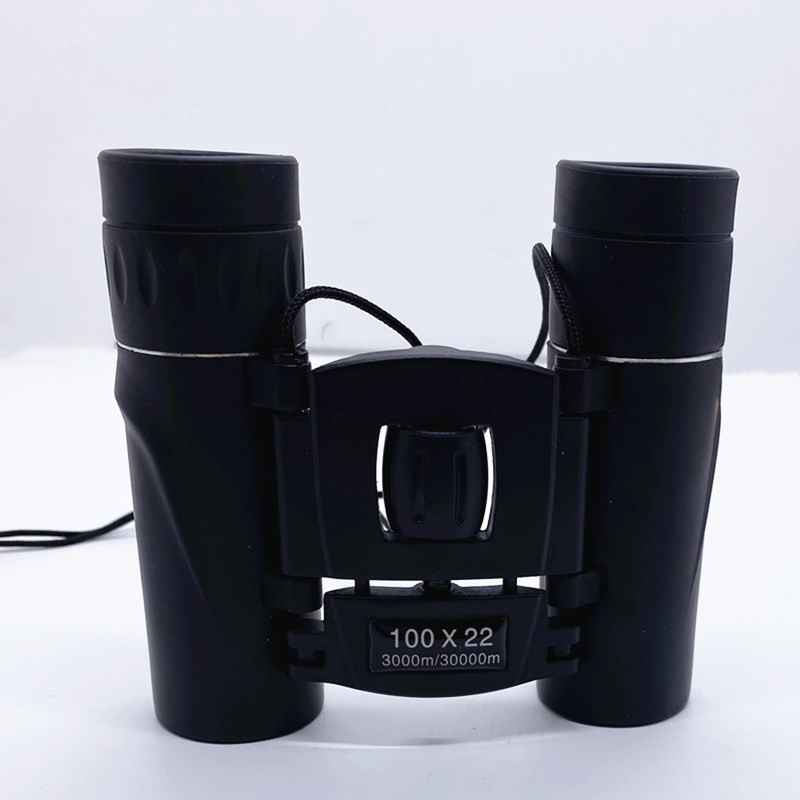 100 x 22 miniatiūrinis teleskopas aukštos kokybės galingas sulankstomas žiūronai tolimojo nuotolio profesionalus priartinimo teleskopas lauke 2021 m.