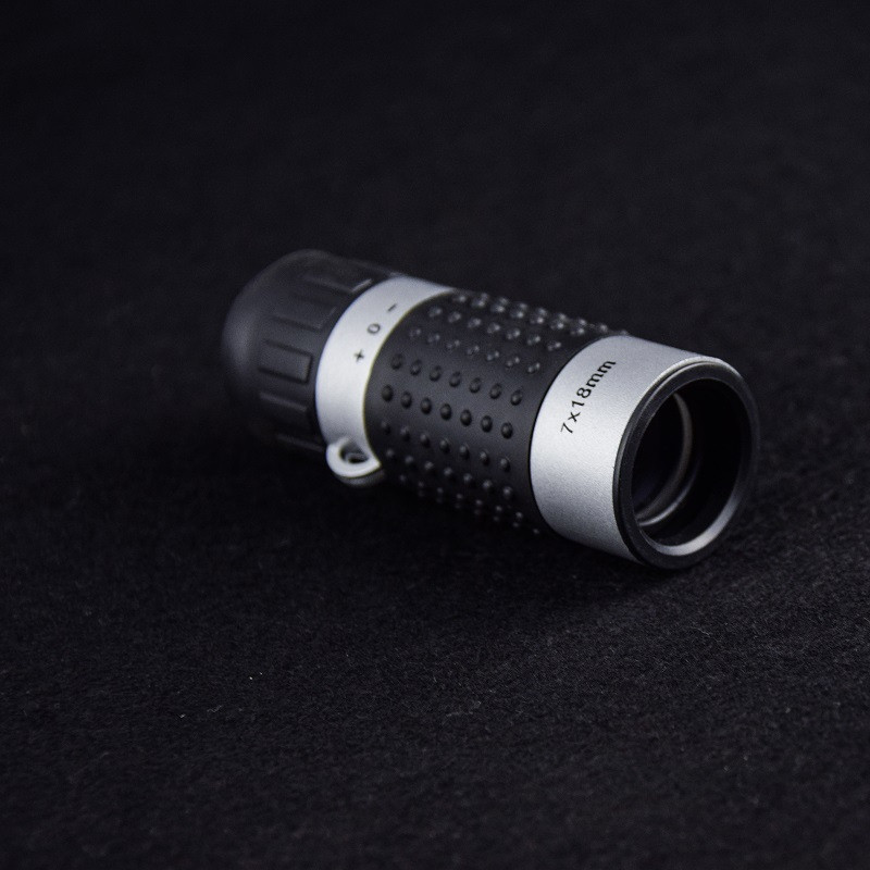 Tolimačio teleskopas 7x18 golfo monokuliarinis atstumo matuoklis nuotolio ieškiklis kišeninis taikiklis Optinis instrumentas lauke, medžioklė, žygiai