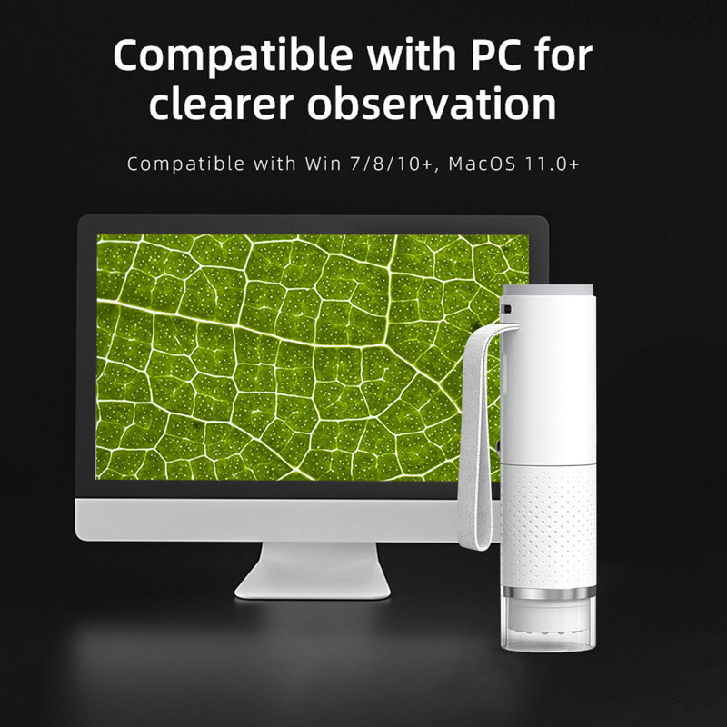 Prijenosni WiFi digitalni mikroskop 50X-1000X 2MP USB bežični elektronički mikroskopi za Android iOS PC Zoom kamera Povećalo