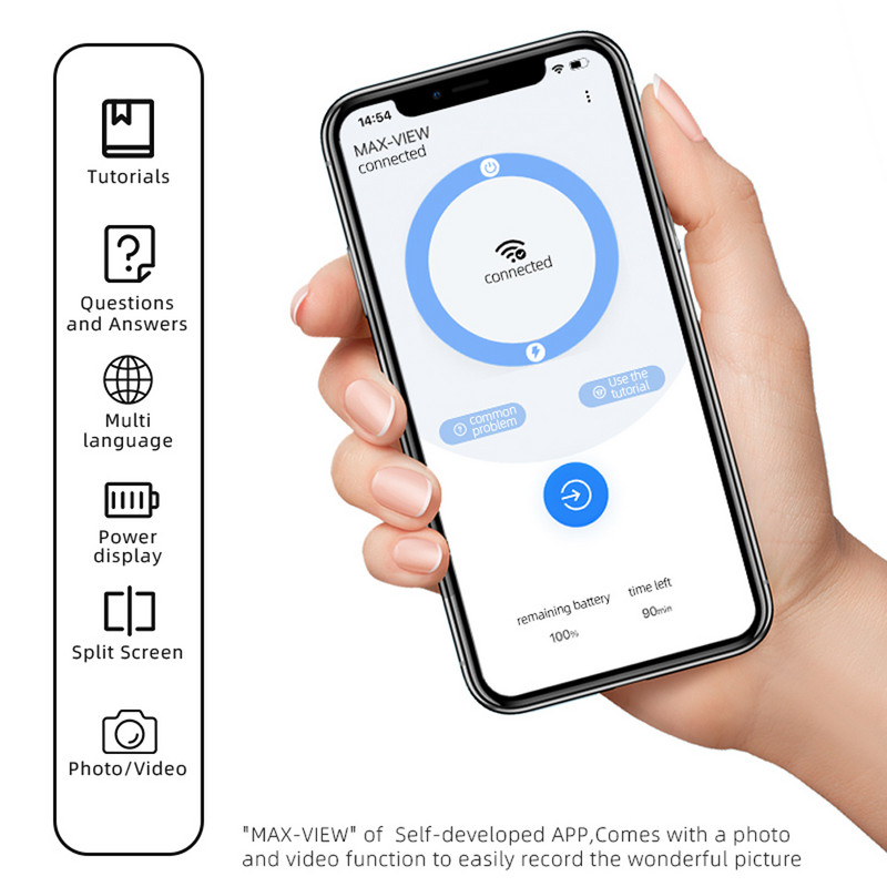 Prijenosni WiFi digitalni mikroskop 50X-1000X 2MP USB bežični elektronički mikroskopi za Android iOS PC Zoom kamera Povećalo
