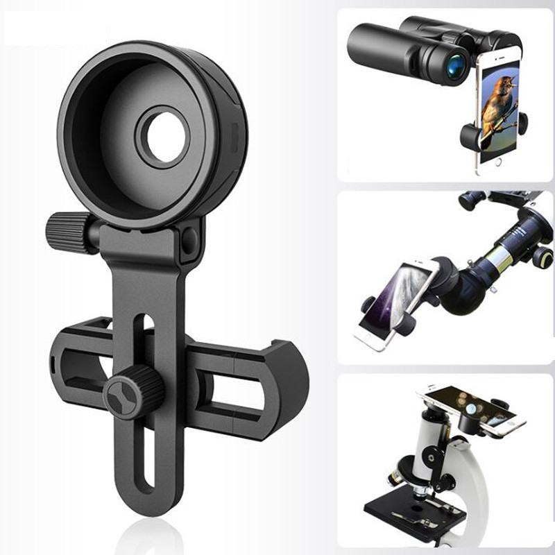 CM-8L greito fotografavimo stovo adapterio tvirtinimo jungtis teleskopui žiūronui Monokuliarinis mikroskopas, skirtas iPhone Samsung