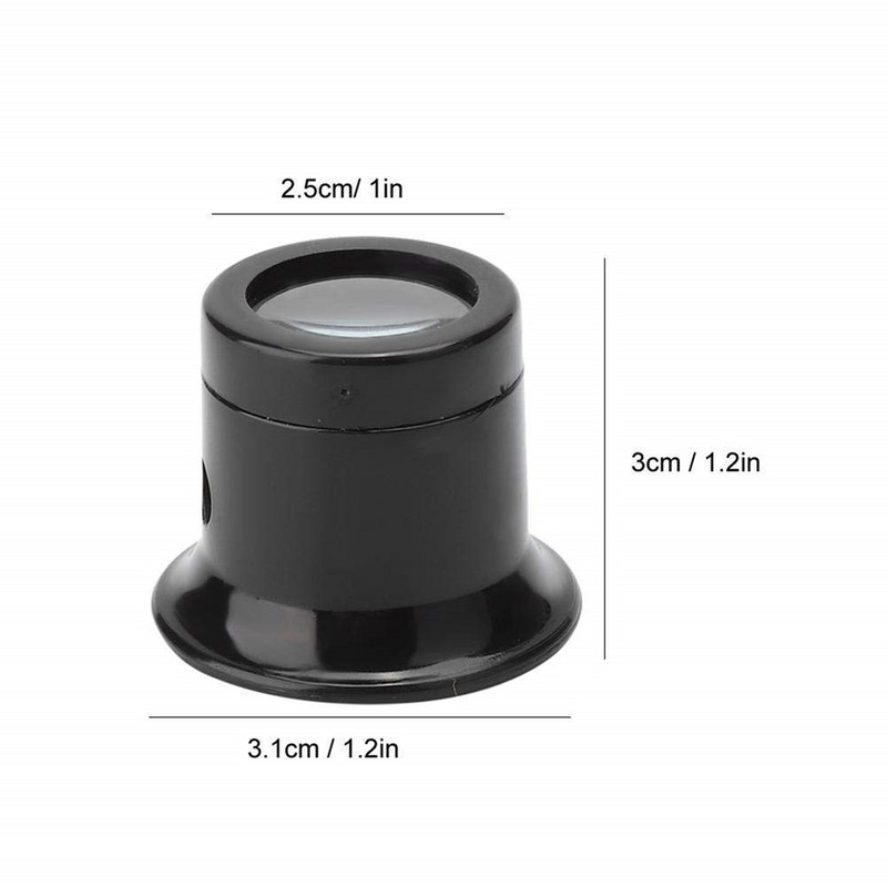 Tasku luub käekella remont Käsi luup kella luup 5-20X okulaari luup Silma luubi silmusega ehtetööriist kellasseppadele