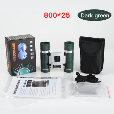 5Krāsas 5000M/50000M Portatīvie HD 800X25 tālummaiņas binokļi Teleskops Jaudīgs salokāms tālsatiksmes redze Medības Kempings Sports
