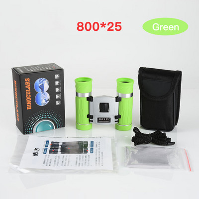 5Krāsas 5000M/50000M Portatīvie HD 800X25 tālummaiņas binokļi Teleskops Jaudīgs salokāms tālsatiksmes redze Medības Kempings Sports