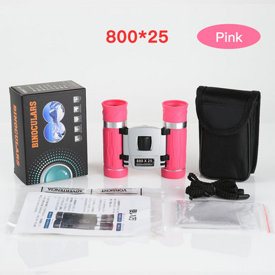 5Krāsas 5000M/50000M Portatīvie HD 800X25 tālummaiņas binokļi Teleskops Jaudīgs salokāms tālsatiksmes redze Medības Kempings Sports