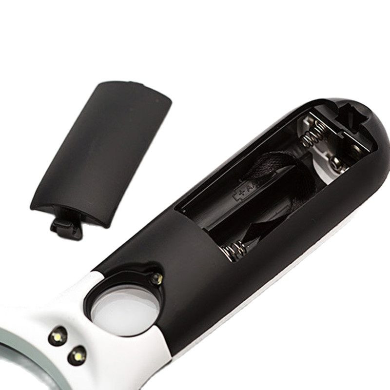 3 LED lámpa 45X nagyító lencse mini zsebes kézi mikroszkóp ékszer olvasó nagyító kézi nagyító