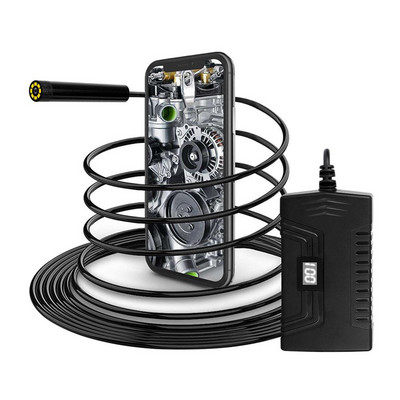 Y14 5,5 mm objektiiviga endoskoobiga videokaamerad kontrollboreskoop Praktiline vastupidav automaatne säritus Androidi iOS-telefonile