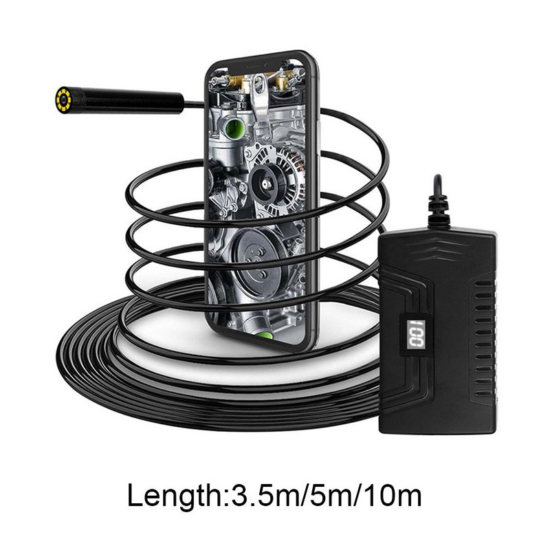 Y14 5,5 mm objektyvo endoskopo vaizdo kameros Patikrinimo boreskopas Praktiškas patvarus automatinis eksponavimas, skirtas Android iOS telefonui