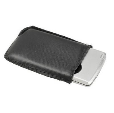 Hitelkártya LED-es nagyító, könnyű bőrtokkal, nagyítóval, ultravékony hordozható négyzet alakú LED-es fényolvasó eszközökkel